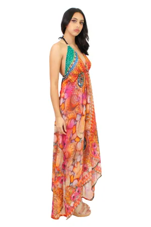 LD-104 Dress in Red Mix
