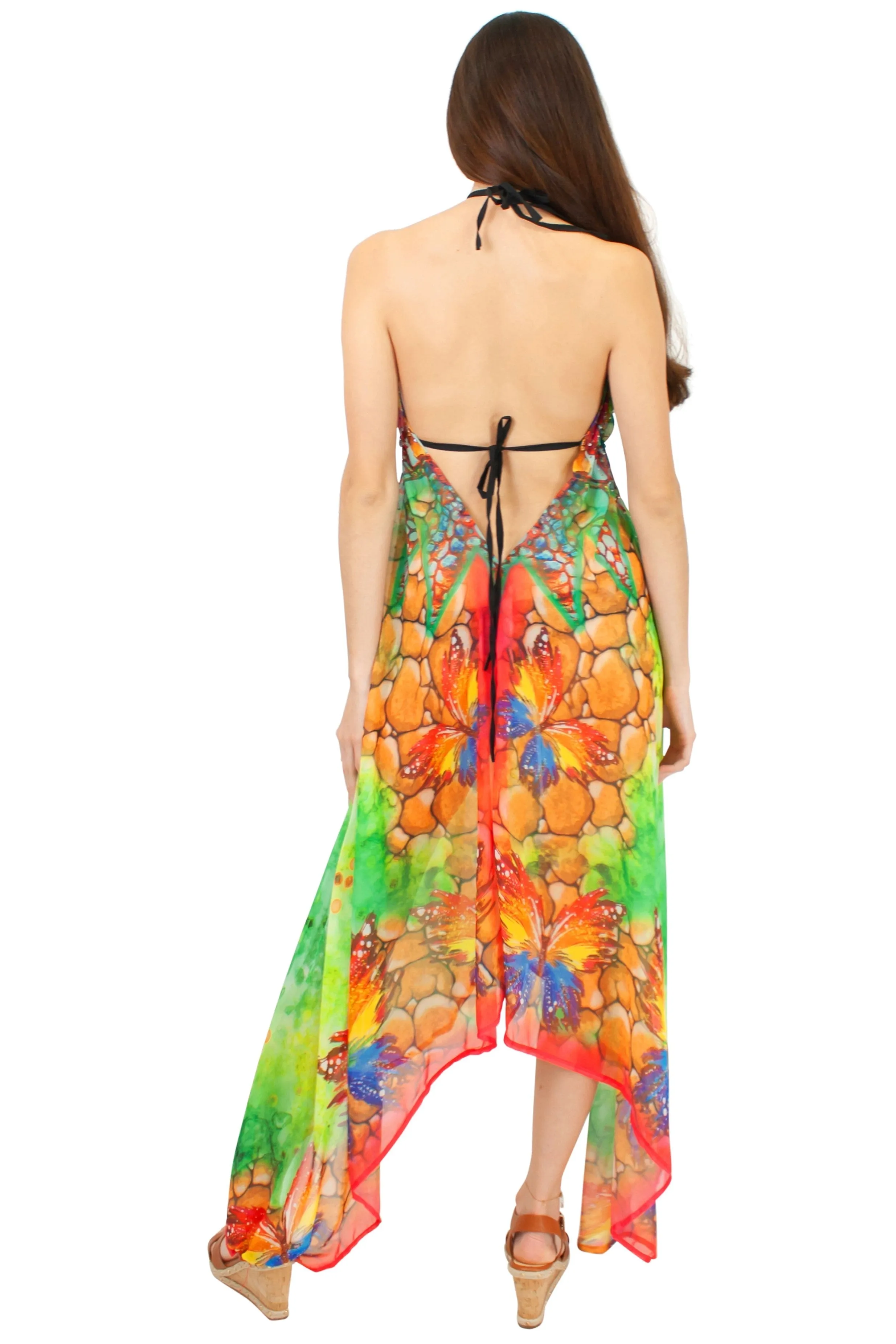 LD-104 Dress in Red Mix