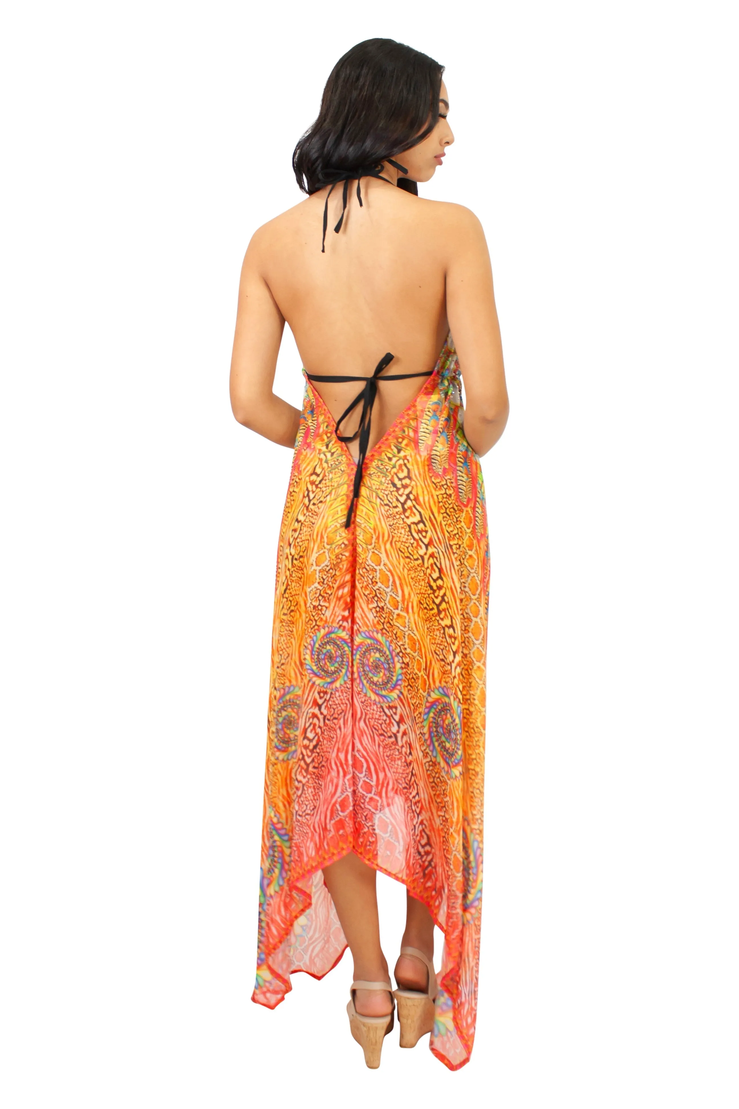 LD-104 Dress in Red Mix