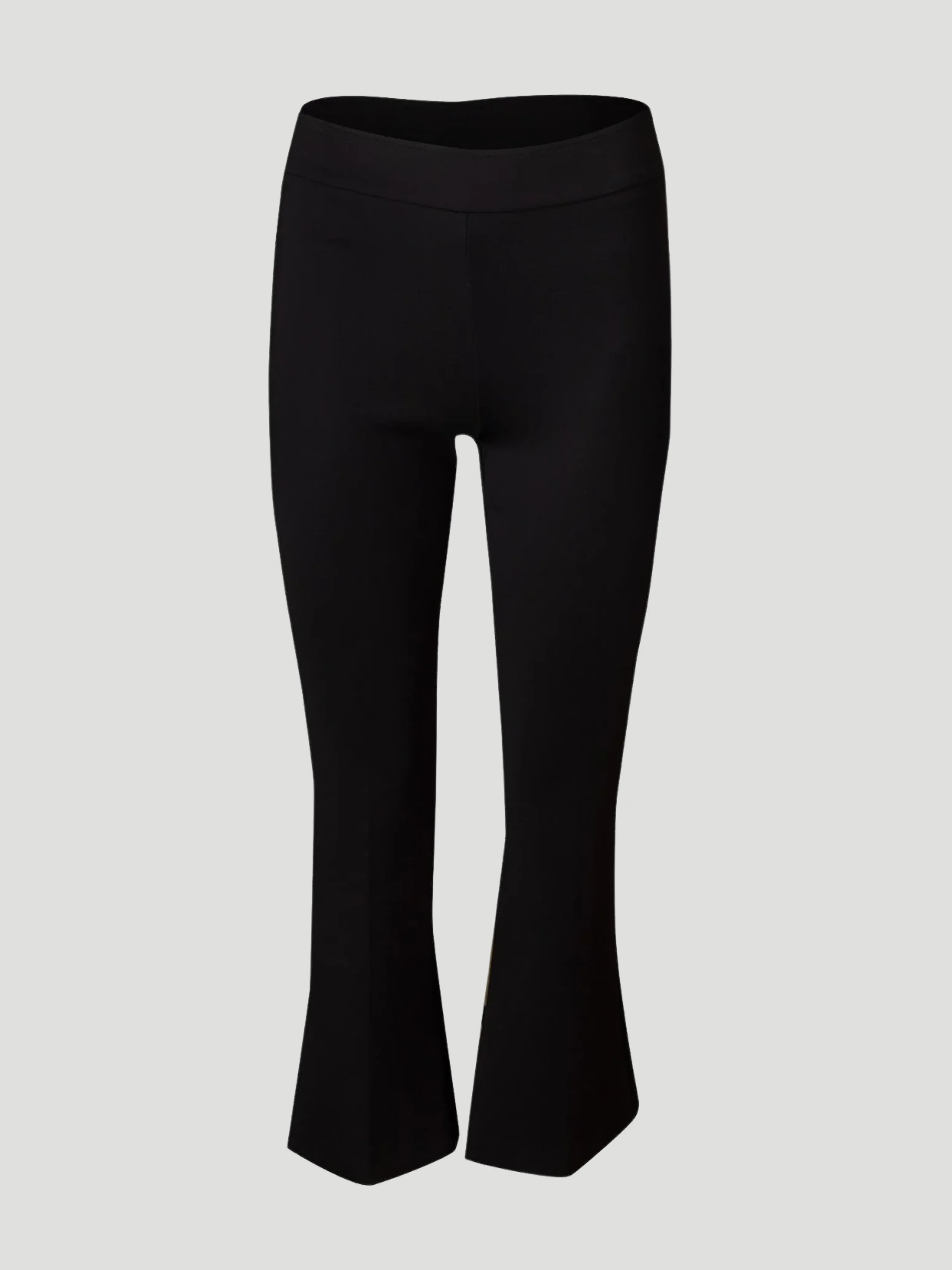Leo Crop Flare Pant in Black