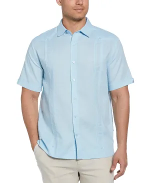 Linen Blend No Pocket Guayabera Shirt