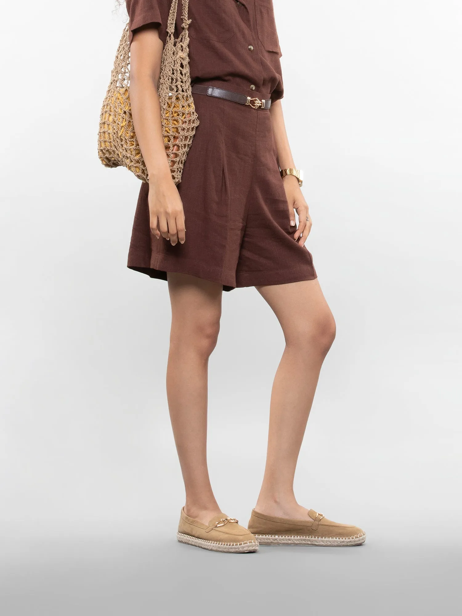 Linen shorts