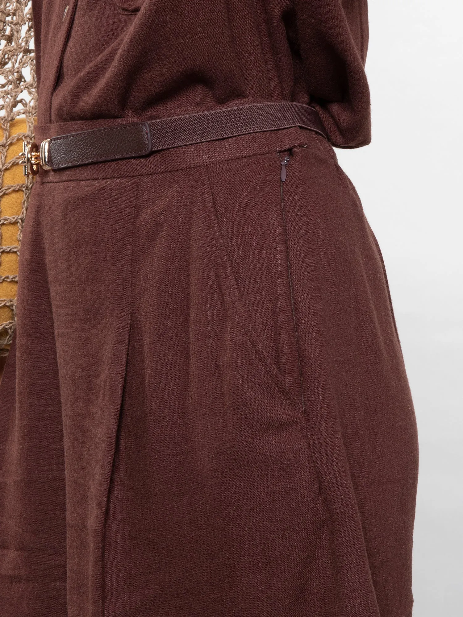 Linen shorts