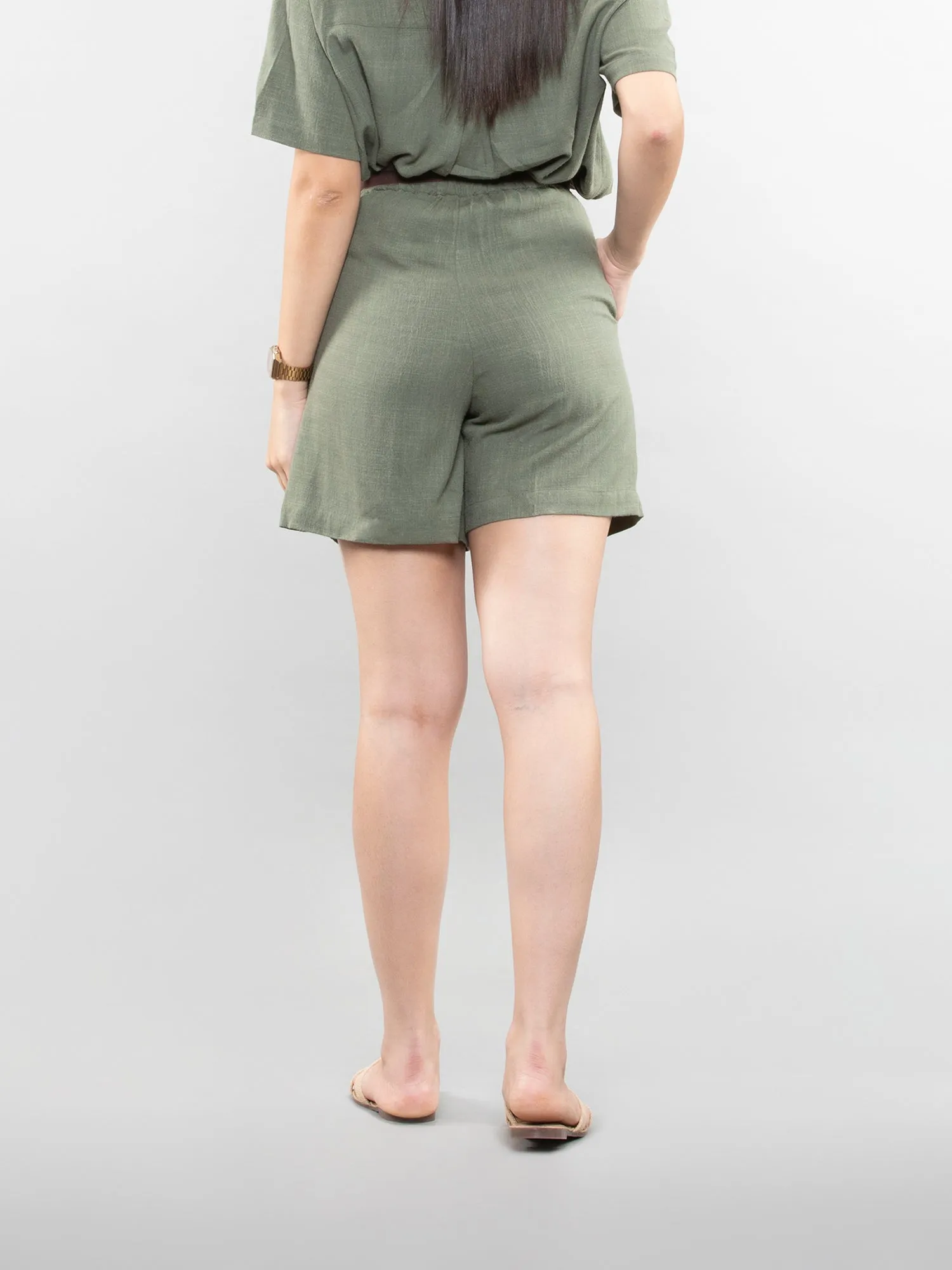 Linen shorts