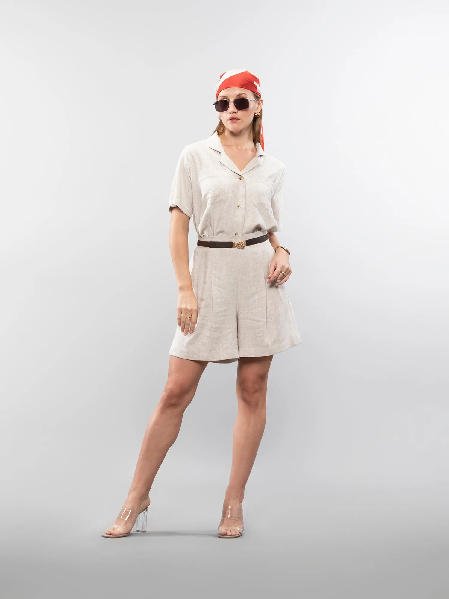 Linen shorts