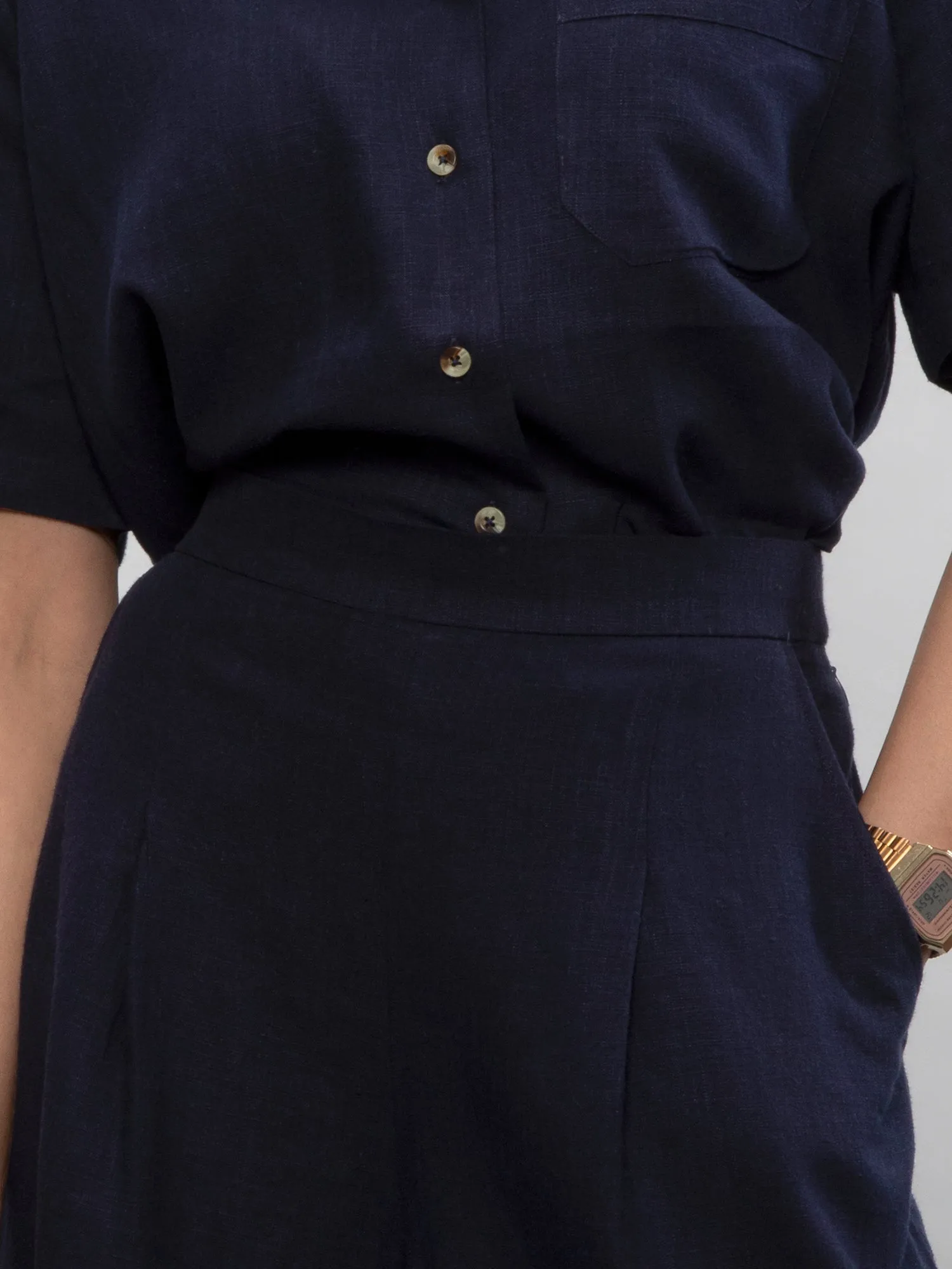 Linen shorts
