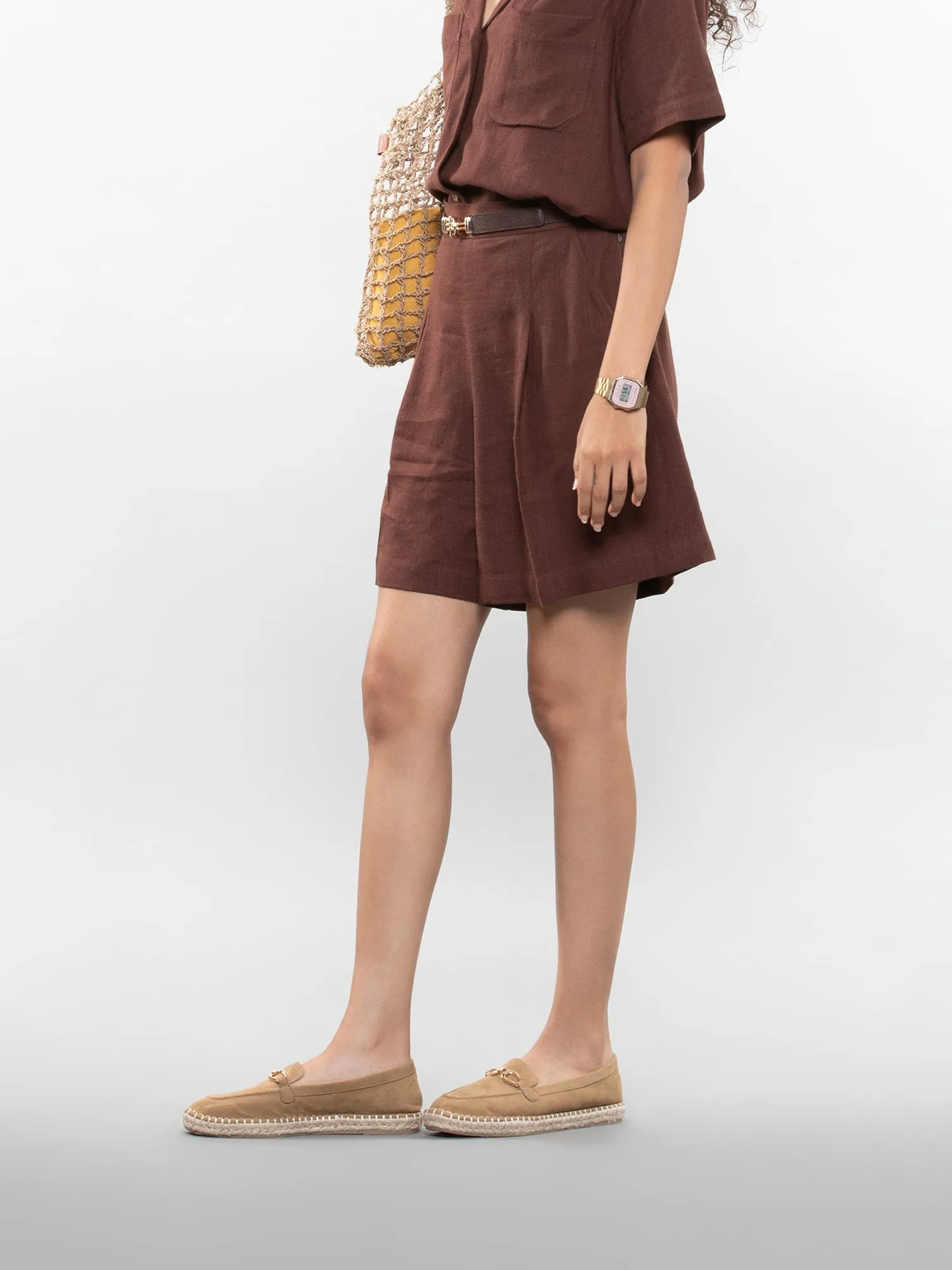 Linen shorts