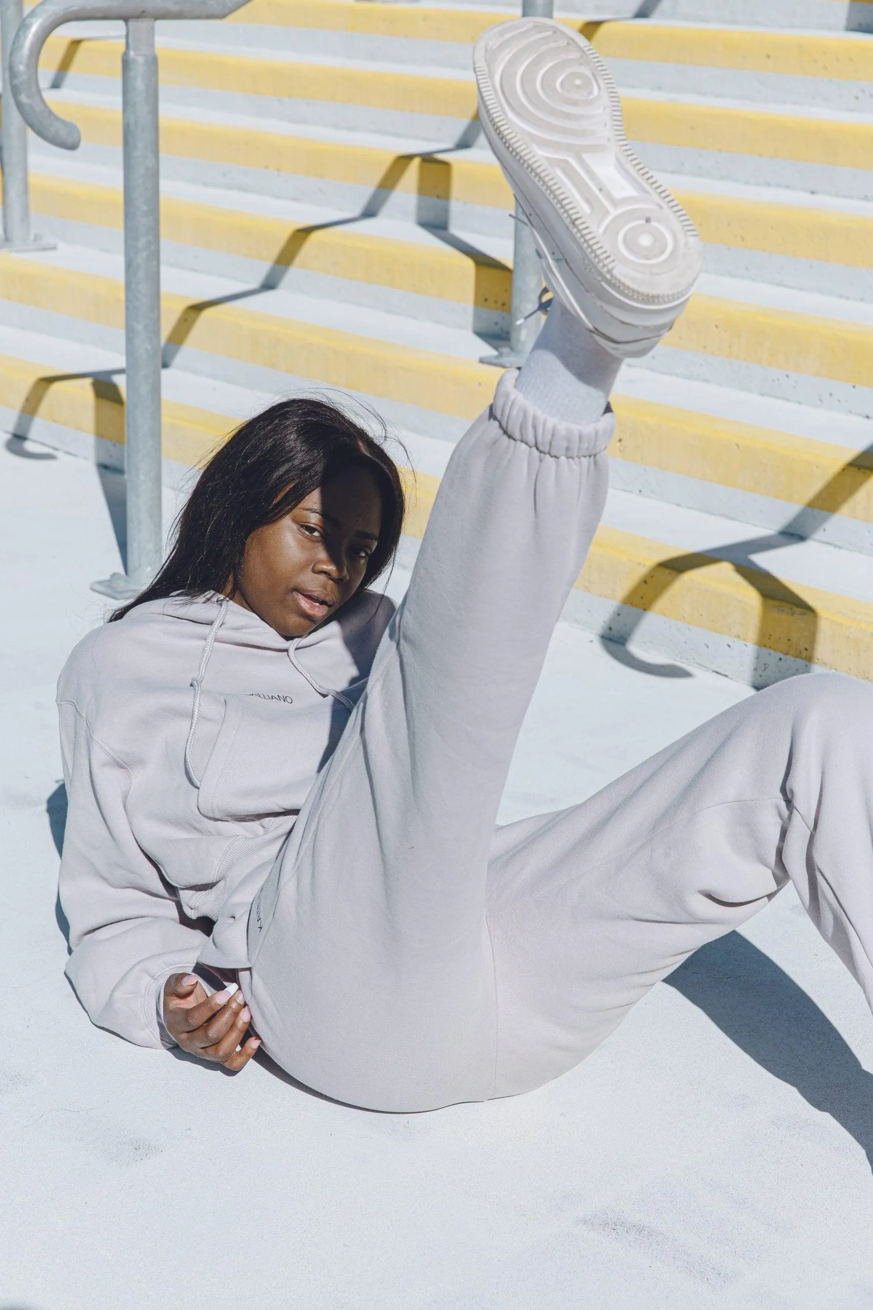 Luxe Tracksuit Pants - Grey