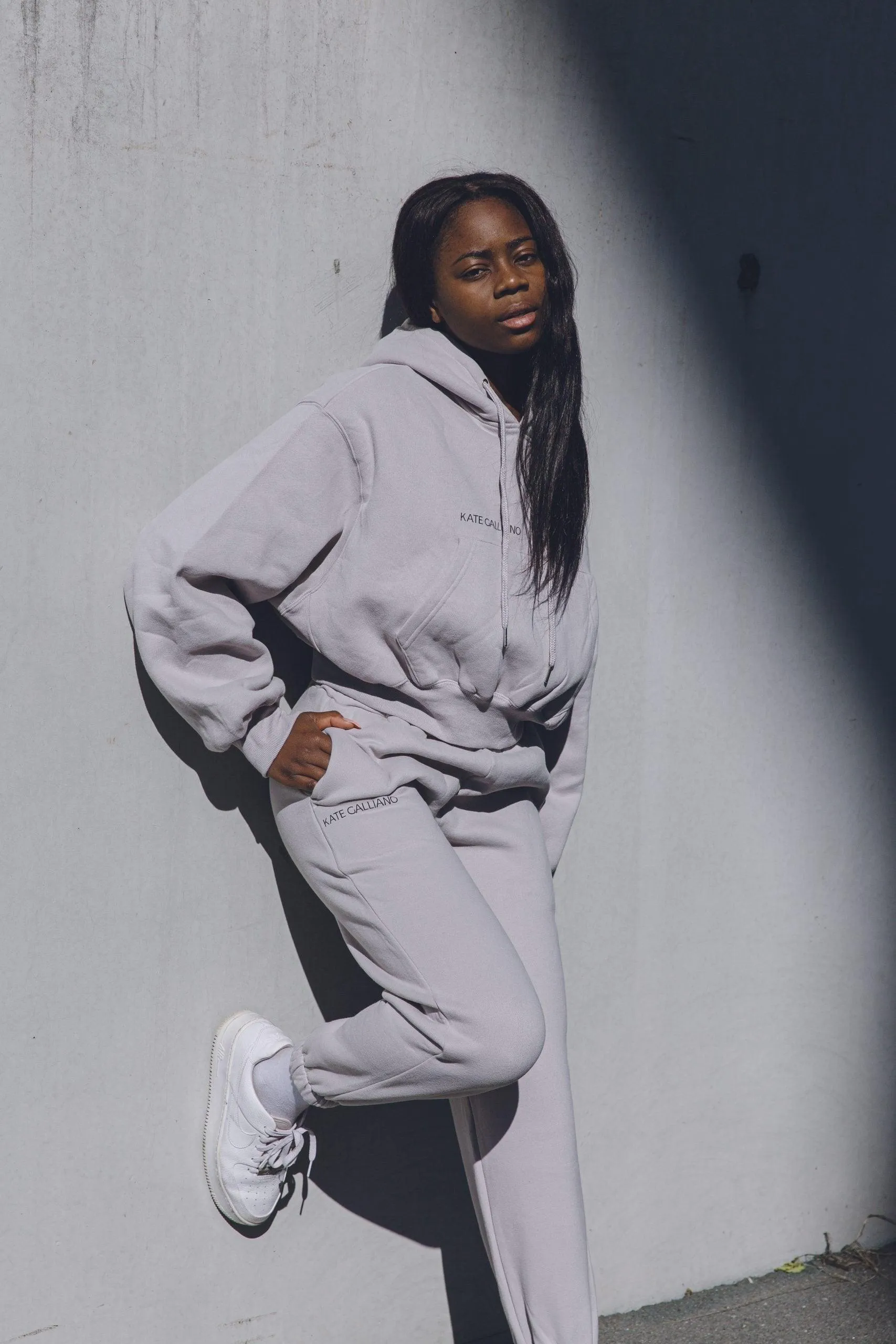 Luxe Tracksuit Pants - Grey