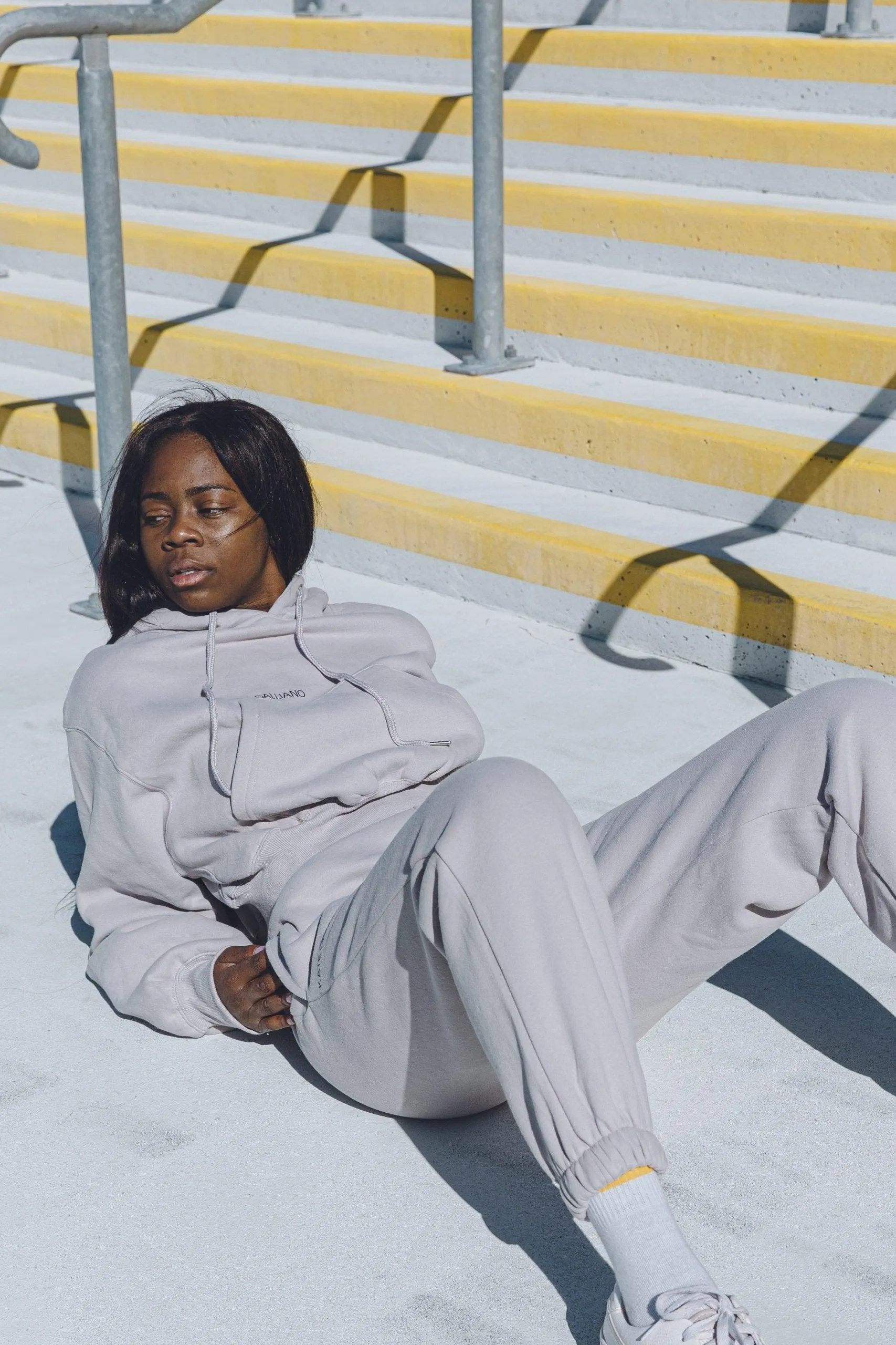 Luxe Tracksuit Pants - Grey
