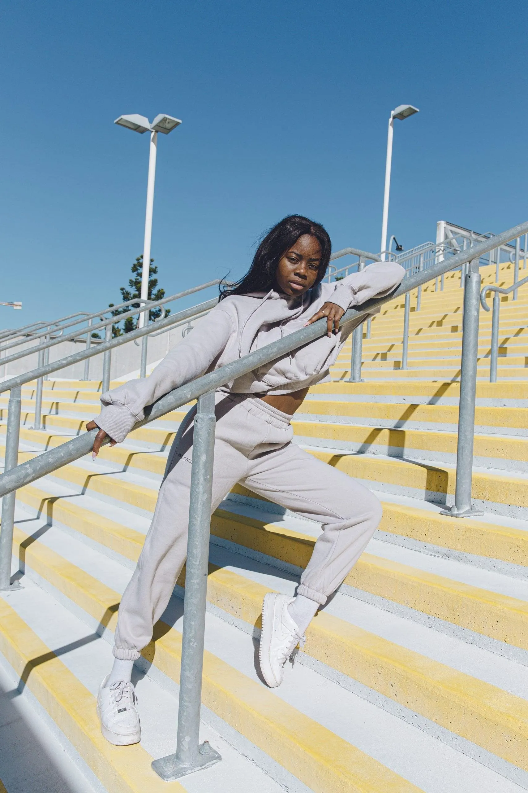 Luxe Tracksuit Pants - Grey