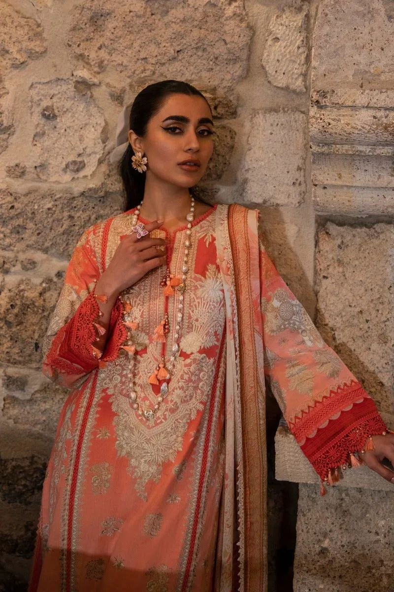 M221-010A-CI | Sana Safinaz Muzlin Spring Collection 2022 Vol 1  | Unstitched Printed Lawn Suits