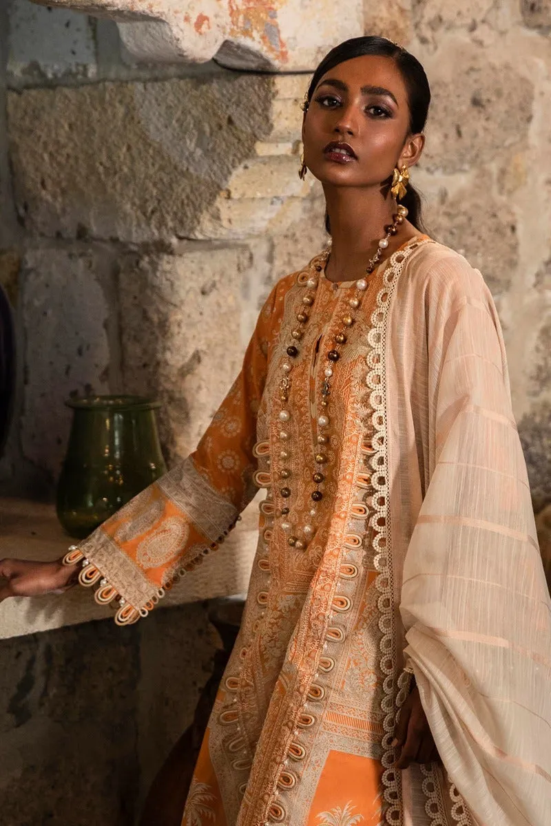 M221-011A-CU | Sana Safinaz Muzlin Spring Collection 2022 Vol 1  | Unstitched Printed Lawn Suits