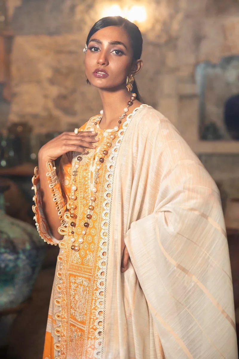 M221-011A-CU | Sana Safinaz Muzlin Spring Collection 2022 Vol 1  | Unstitched Printed Lawn Suits