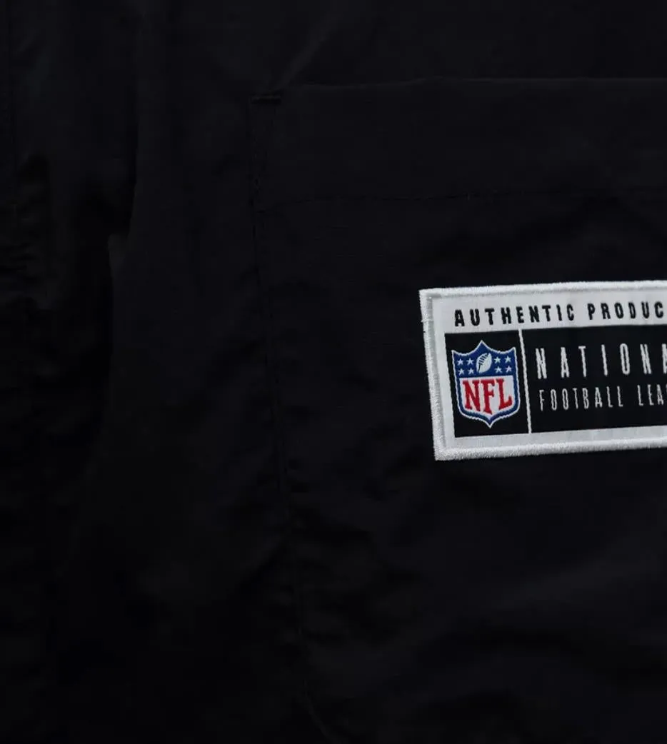Majestic Mens Black Las Vegas Raiders Open Hem Toggle Trackies Size Medium (New)