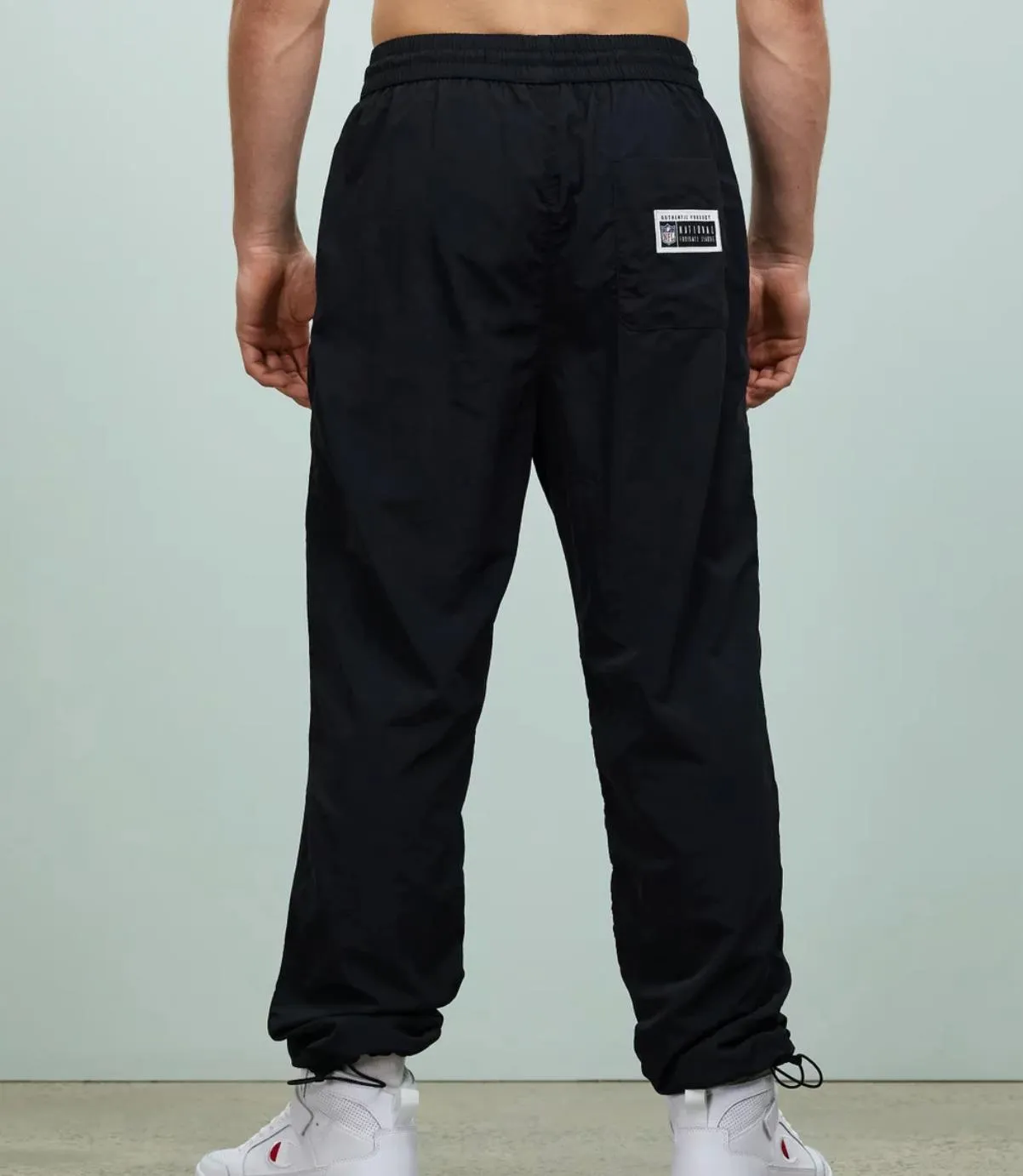 Majestic Mens Black Las Vegas Raiders Open Hem Toggle Trackies Size Medium (New)