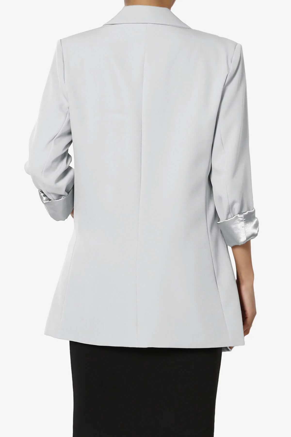 Malory Cuffed Sleeve Open Front Blazer