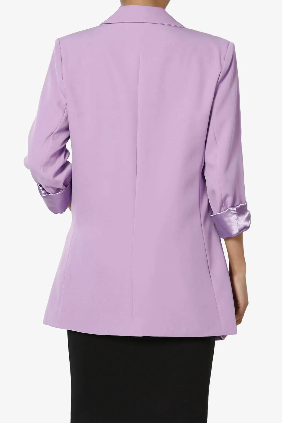 Malory Cuffed Sleeve Open Front Blazer