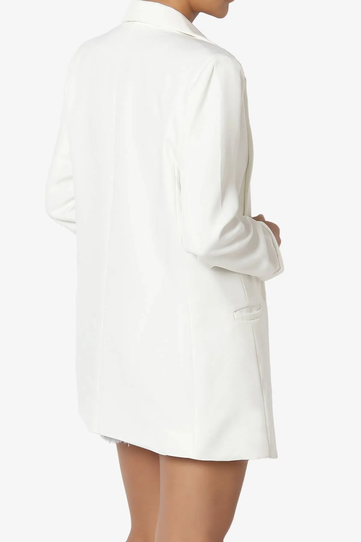 Malory Cuffed Sleeve Open Front Blazer