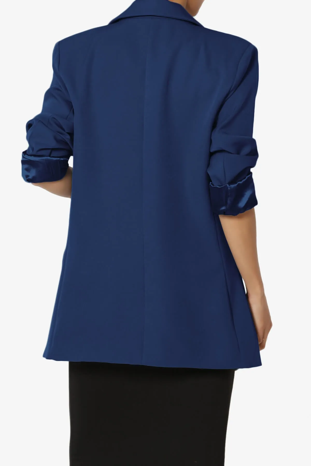 Malory Cuffed Sleeve Open Front Blazer