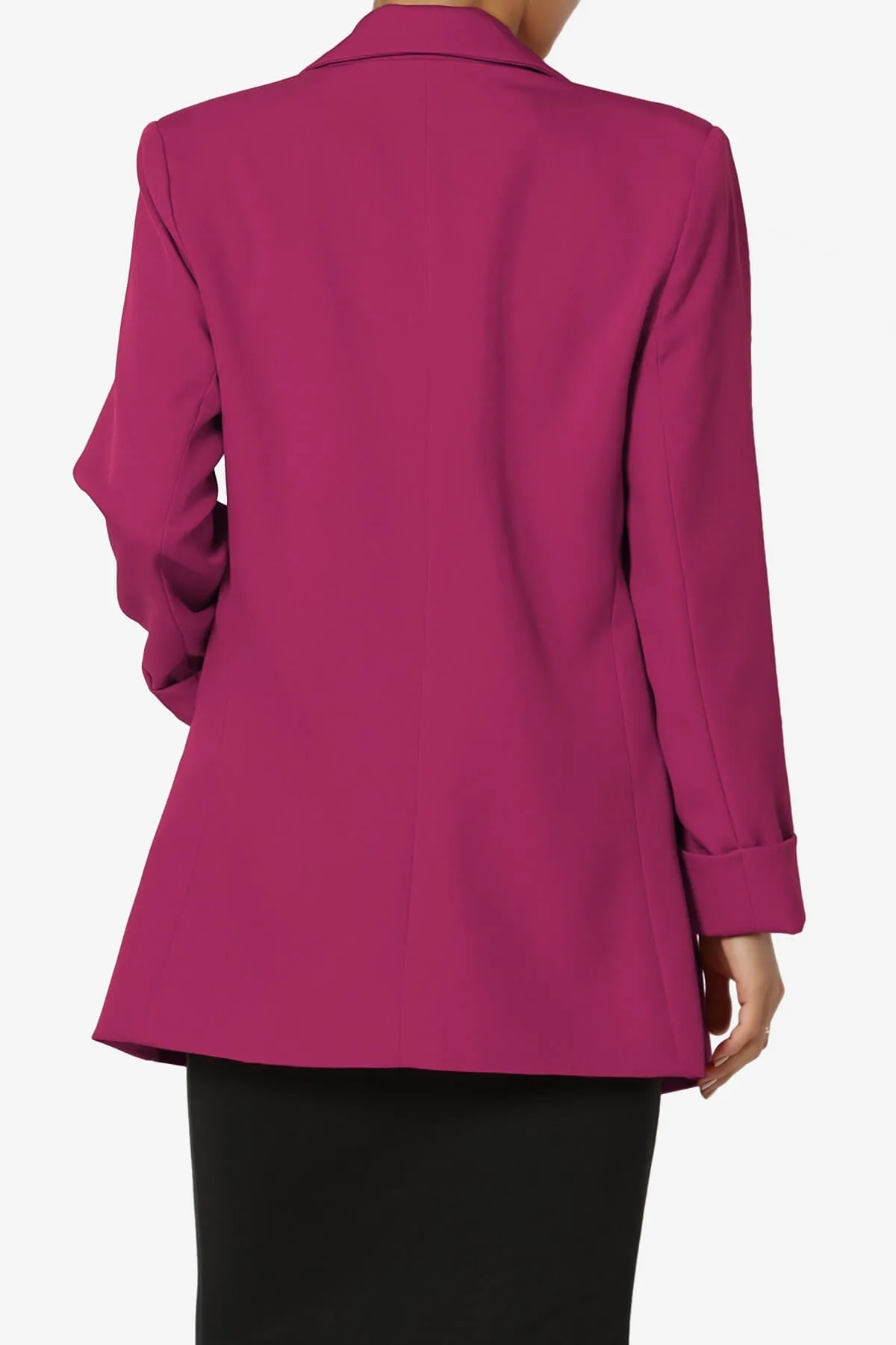 Malory Cuffed Sleeve Open Front Blazer