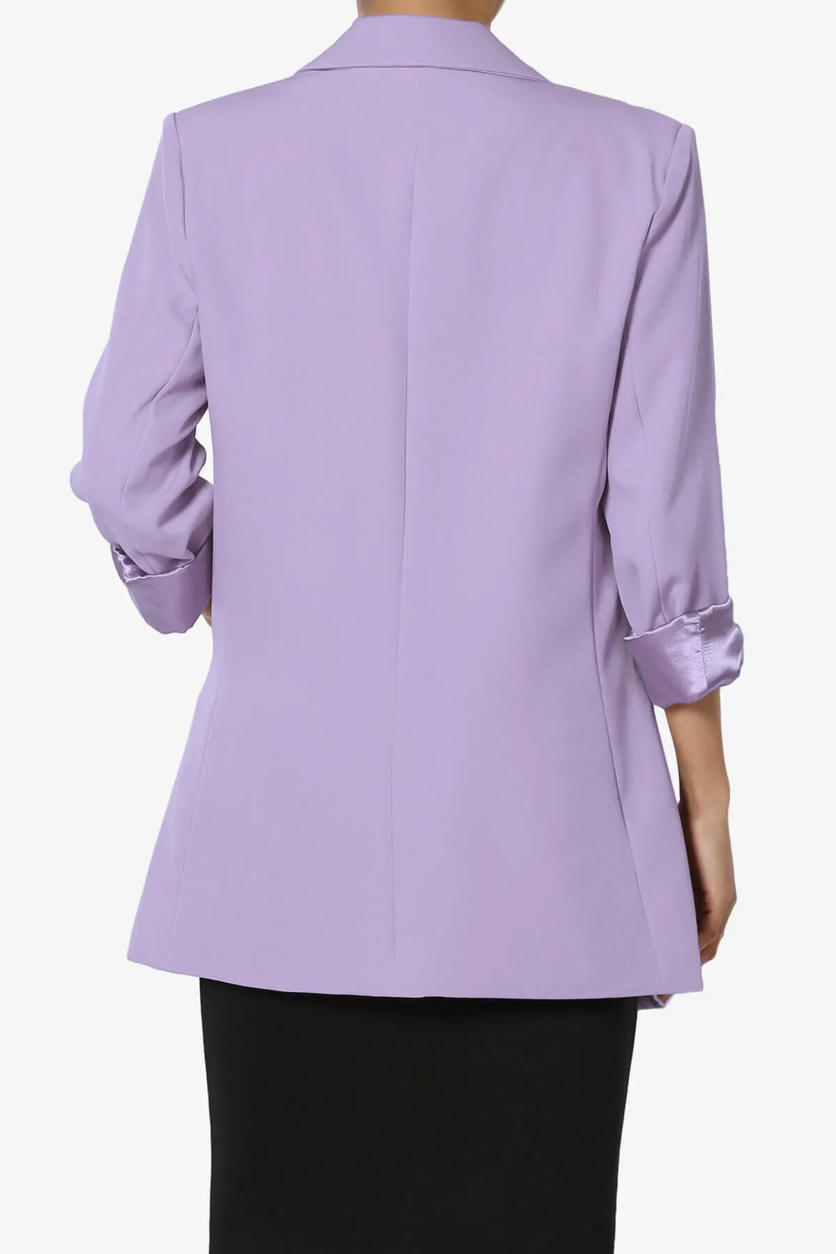 Malory Cuffed Sleeve Open Front Blazer