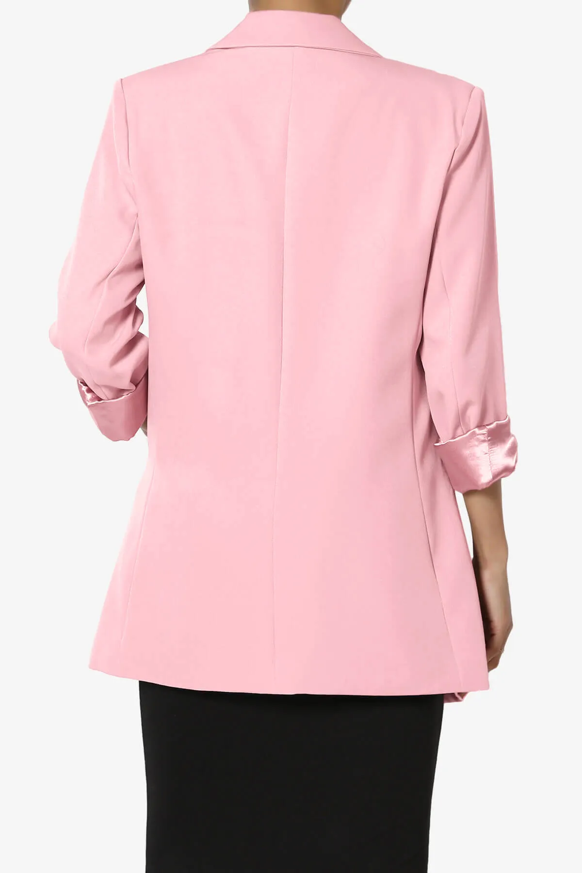 Malory Cuffed Sleeve Open Front Blazer