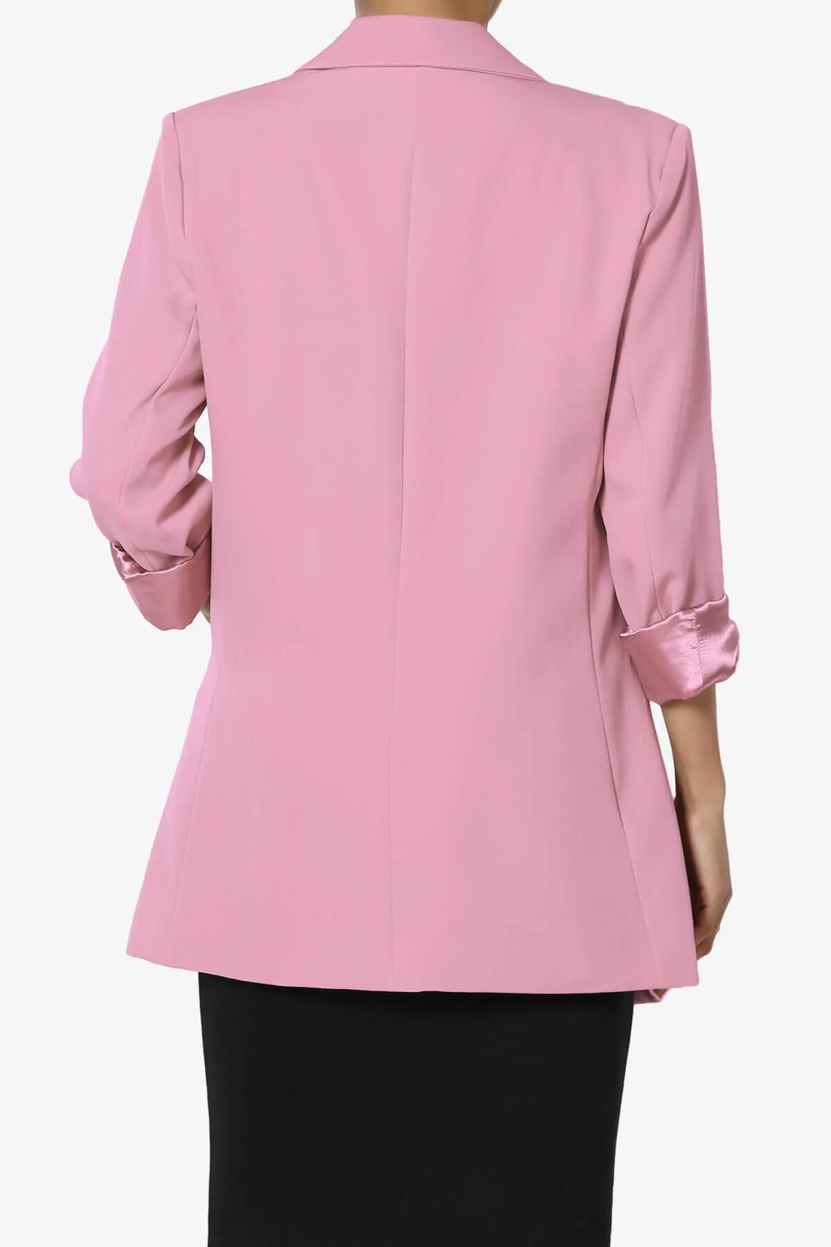 Malory Cuffed Sleeve Open Front Blazer