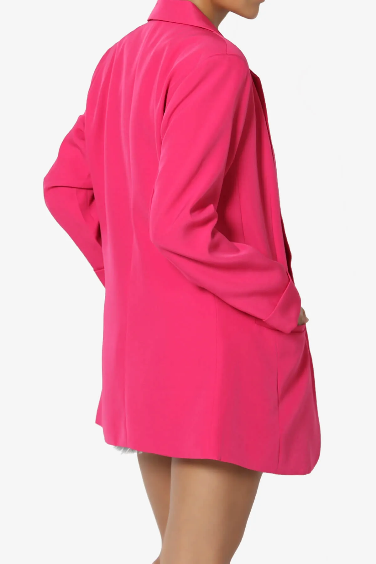 Malory Cuffed Sleeve Open Front Blazer