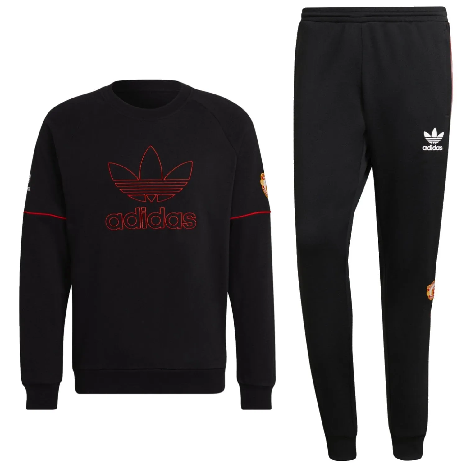 Manchester United crew Originals presentation tracksuit 2022 - Adidas