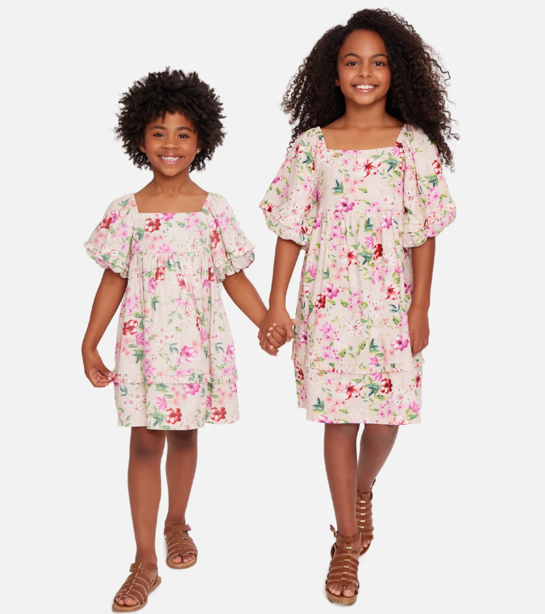 Mary Floral Dress with Purse