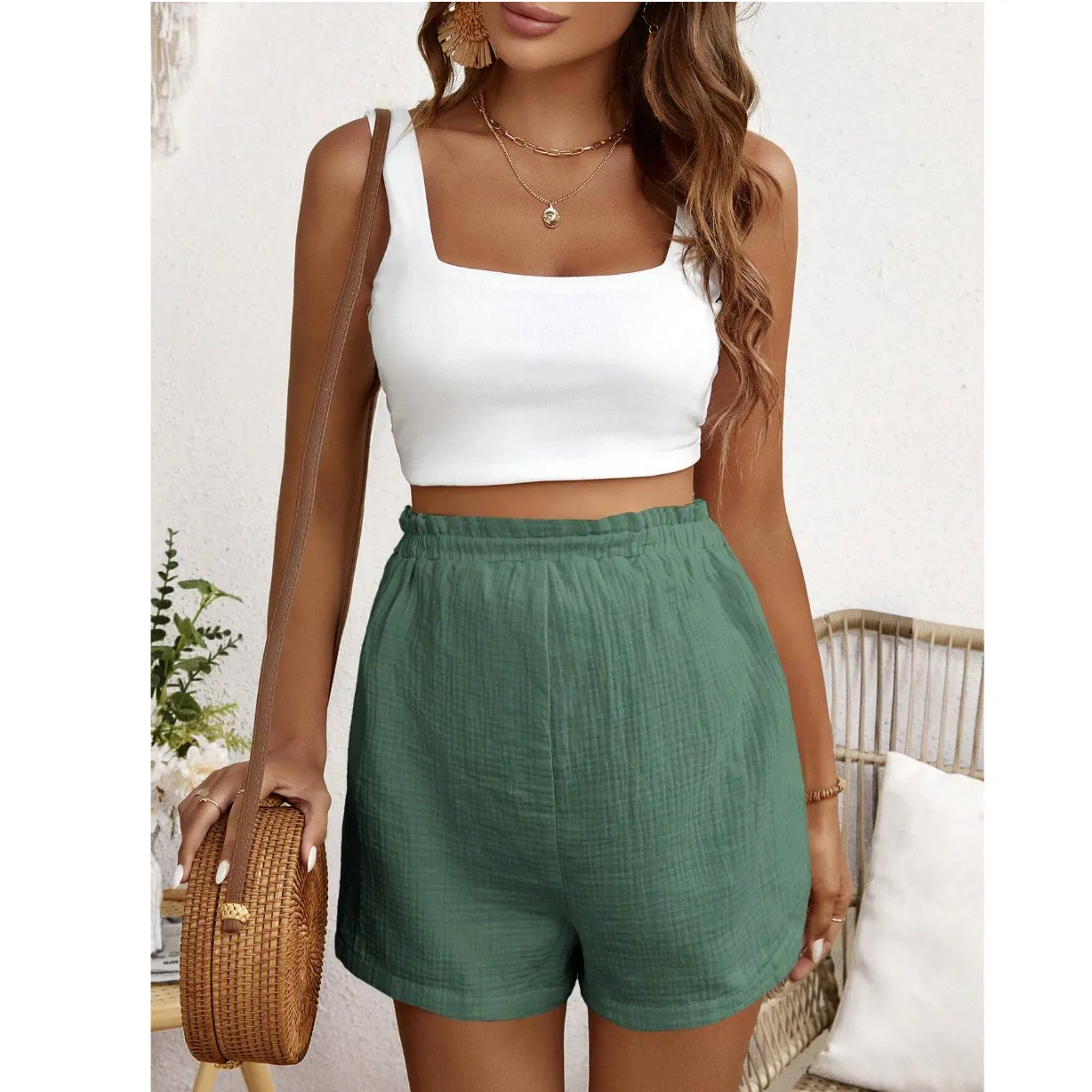 Maternity Holiday Sports Shorts