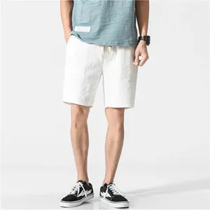 Men's Cotton Linen Casual Shorts: Summer Comfort with Streetwear Style