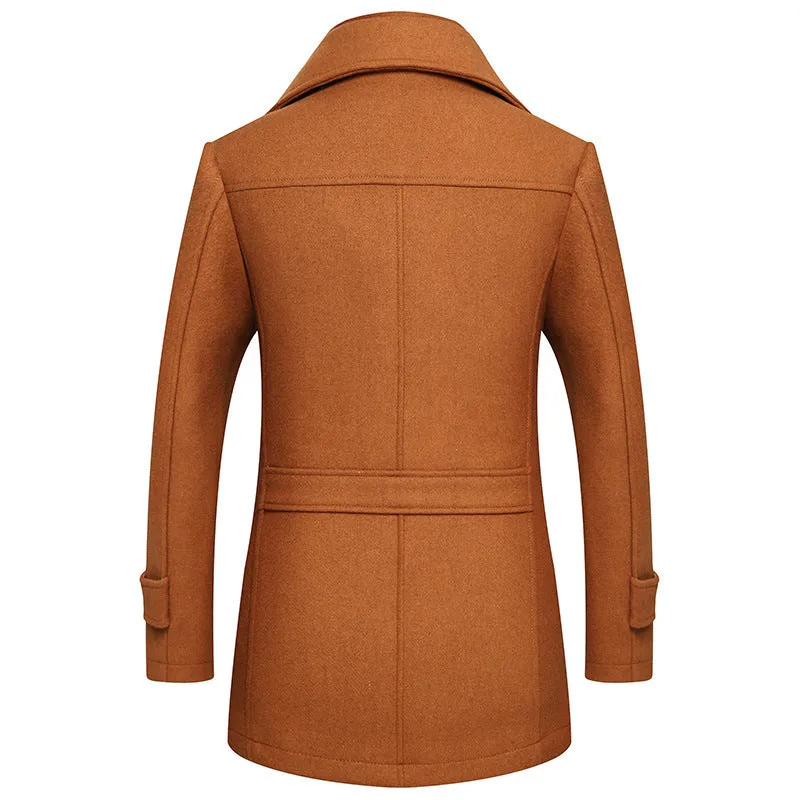Men's Premium Layer Wool Blend Coat