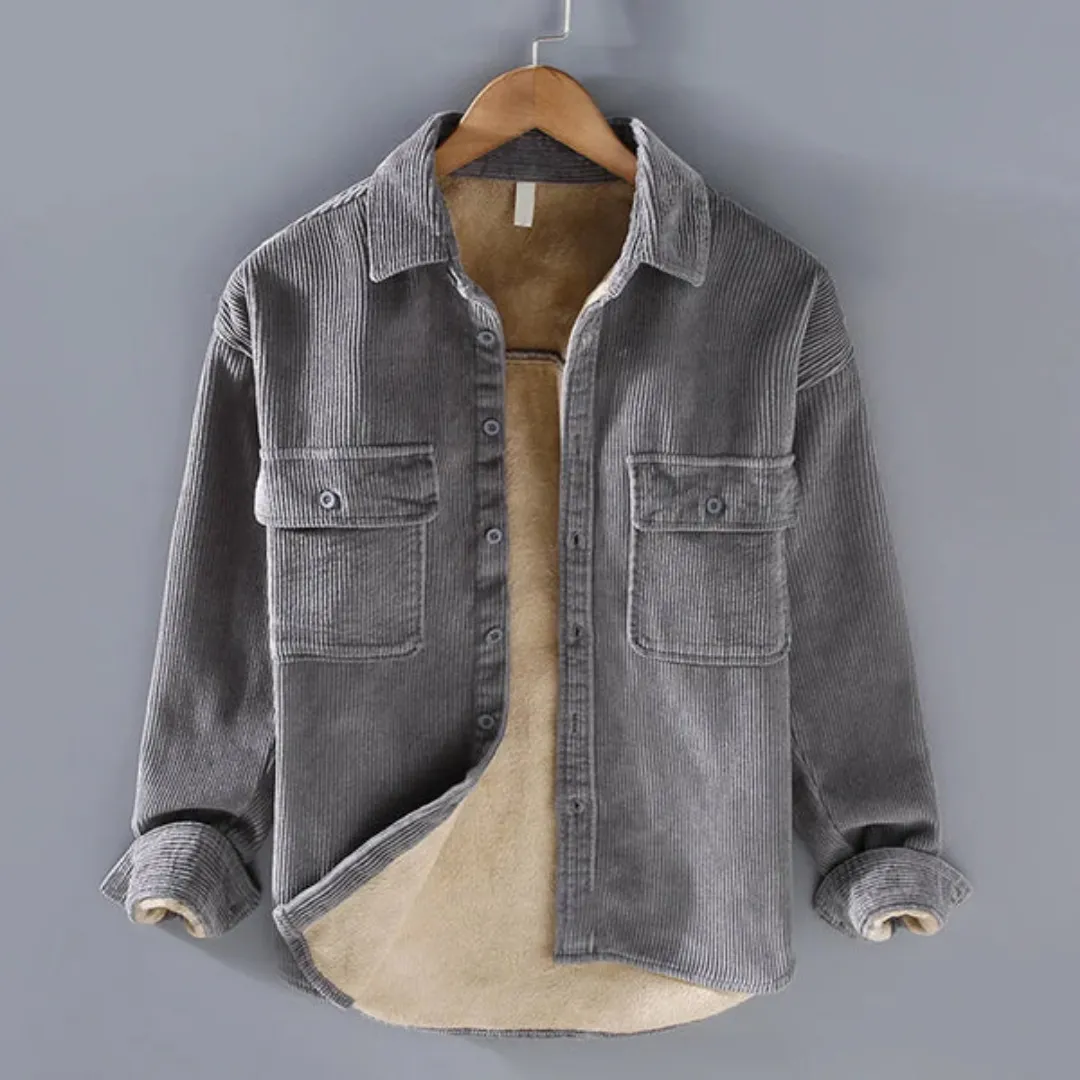 Men's Warm Front Pocket Jacket | Corduroy