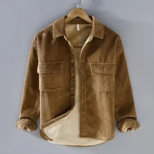 Men's Warm Front Pocket Jacket | Corduroy