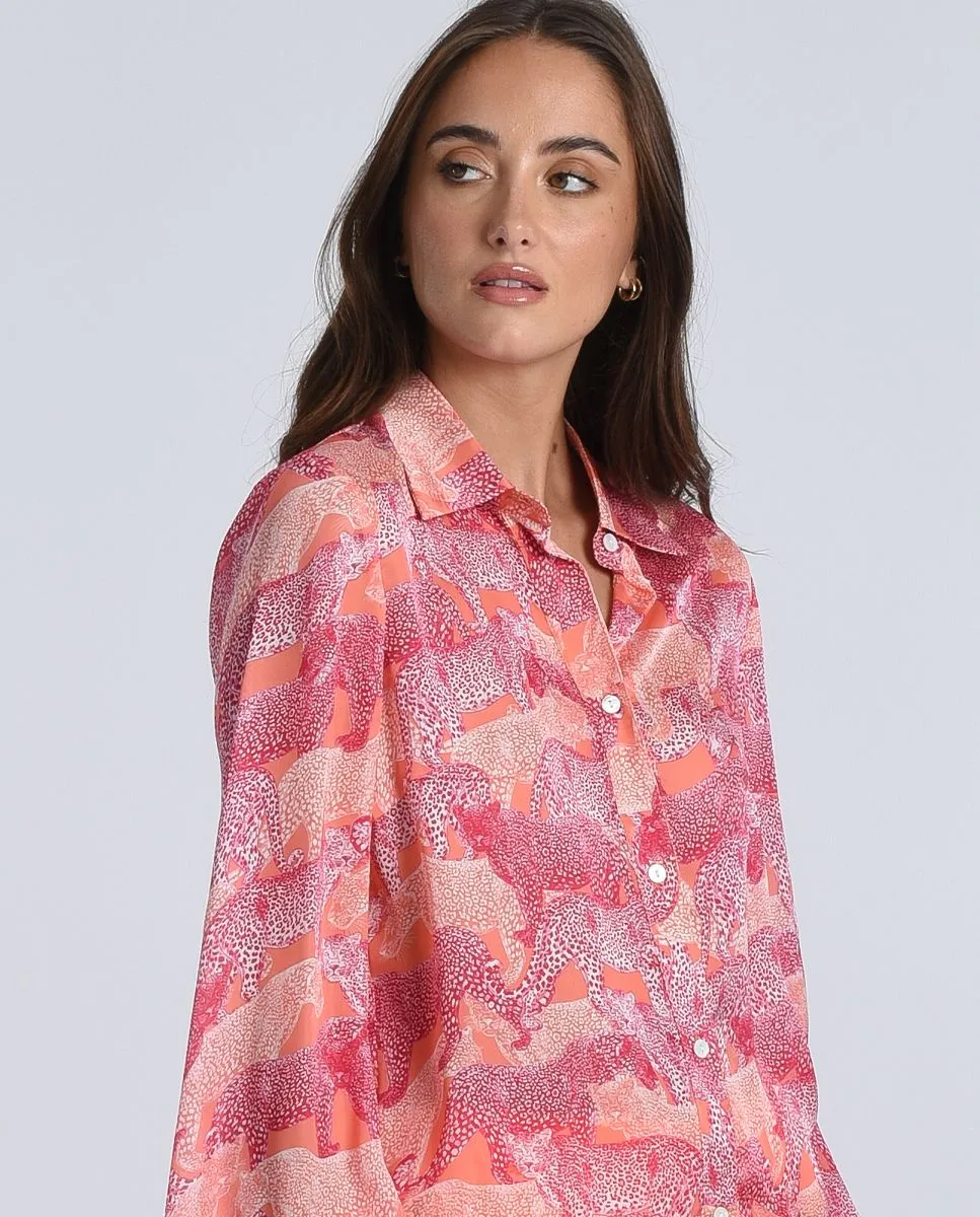 MOLLY BRACKEN LOOSE PRINTED SHIRT