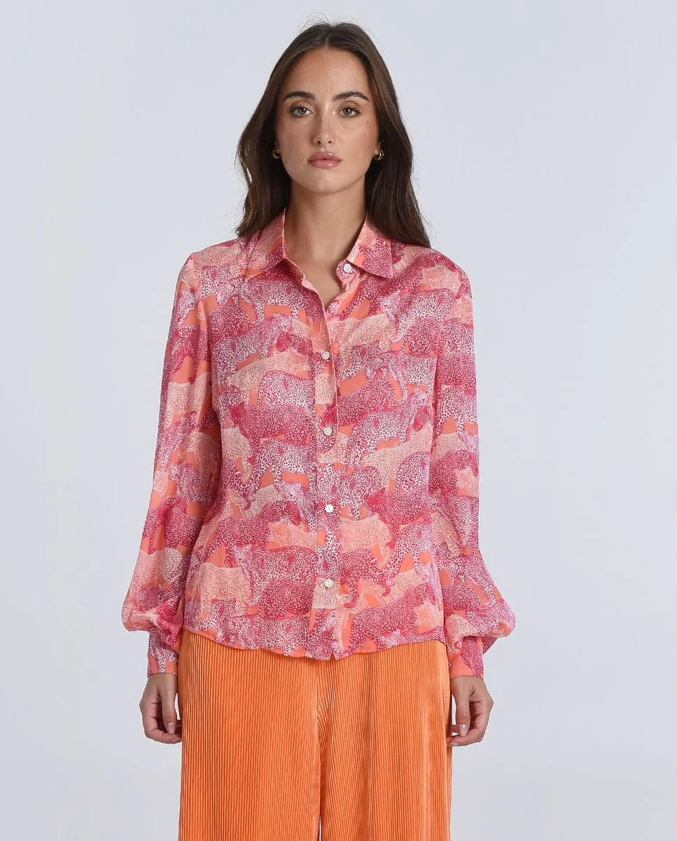 MOLLY BRACKEN LOOSE PRINTED SHIRT
