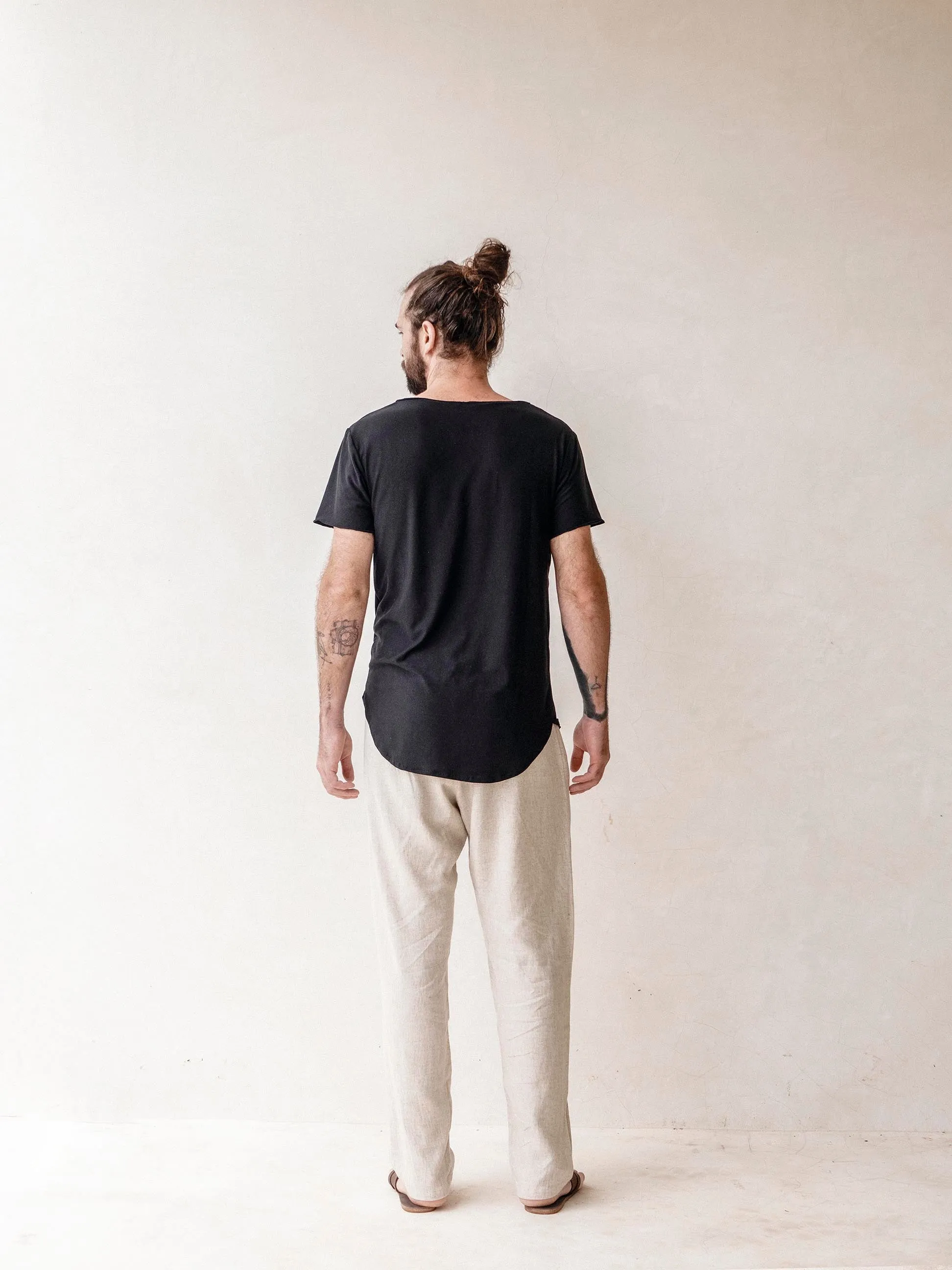 MONACO Casual Pants |  Linen and Cotton