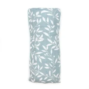 Muslin Swaddle : Blue Floral