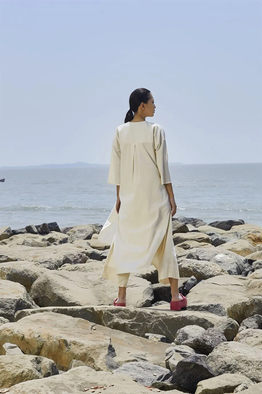 New Season Summer/Fall 24-Pants Low Crotch Cotton Offwhite-MT LWCRTHPants-Slub Oatmeal-Fashion Edit Mati