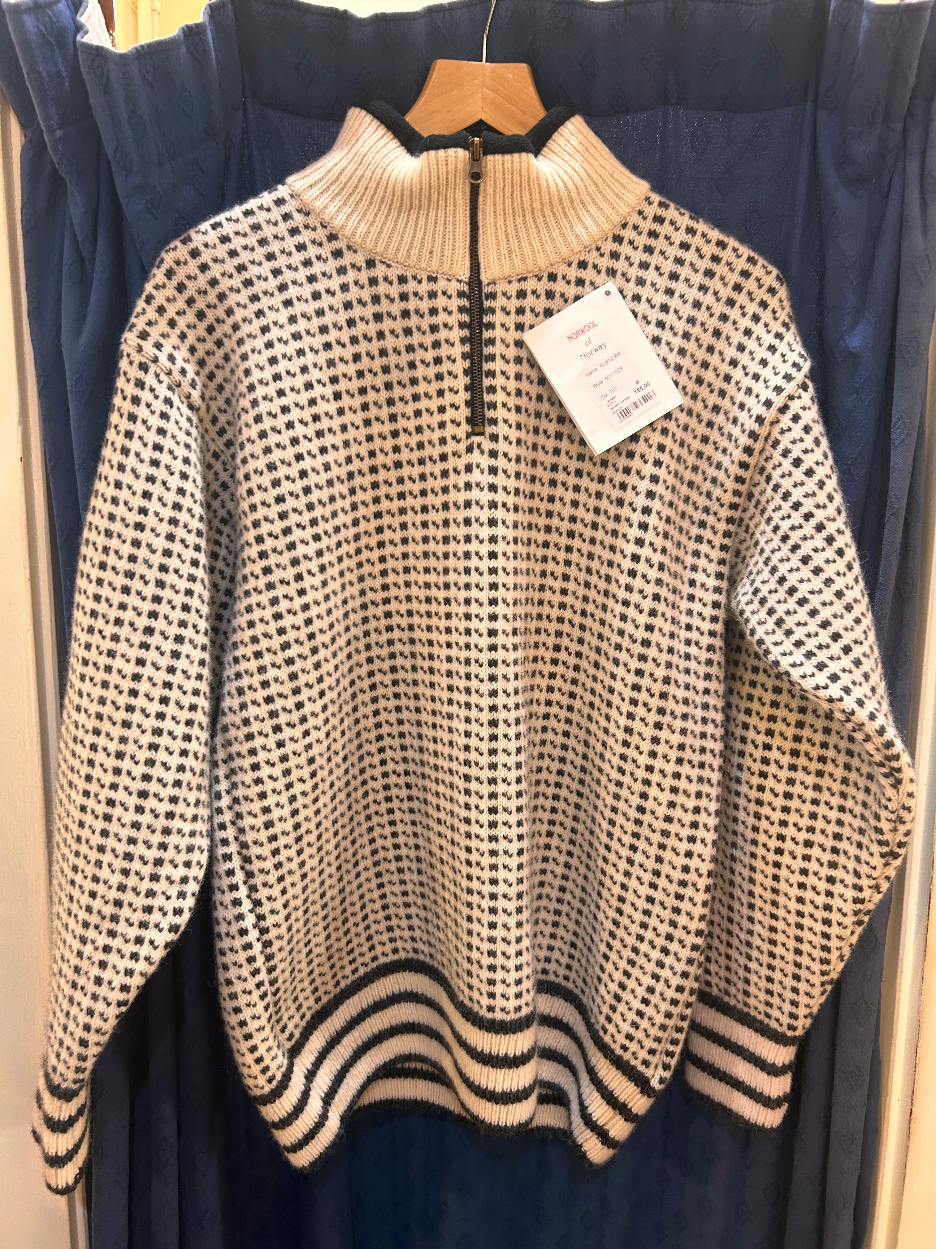 Norsk Mens Jensen Jumper - Anthracite or Ecru