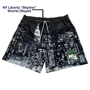 NY Liberty "Skyline" Shorts (Blk)