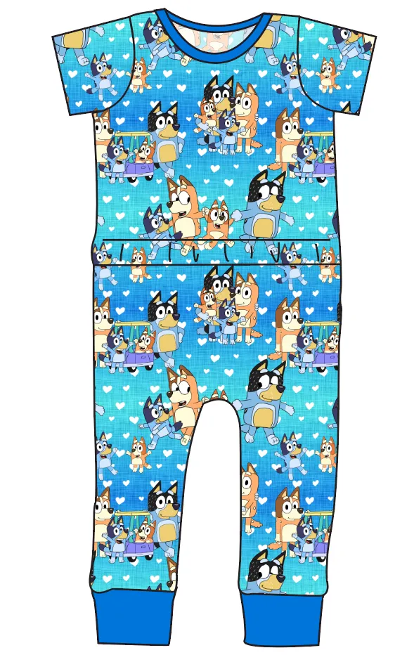 Oh Biscuits! Bennett Pants and Shorts Length T-Shirt Romper