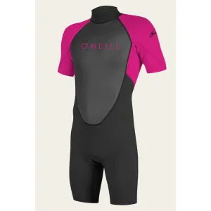 O'NEILL YOUTH REACTOR-2 2MM BACK ZIP BLACK/BERRY