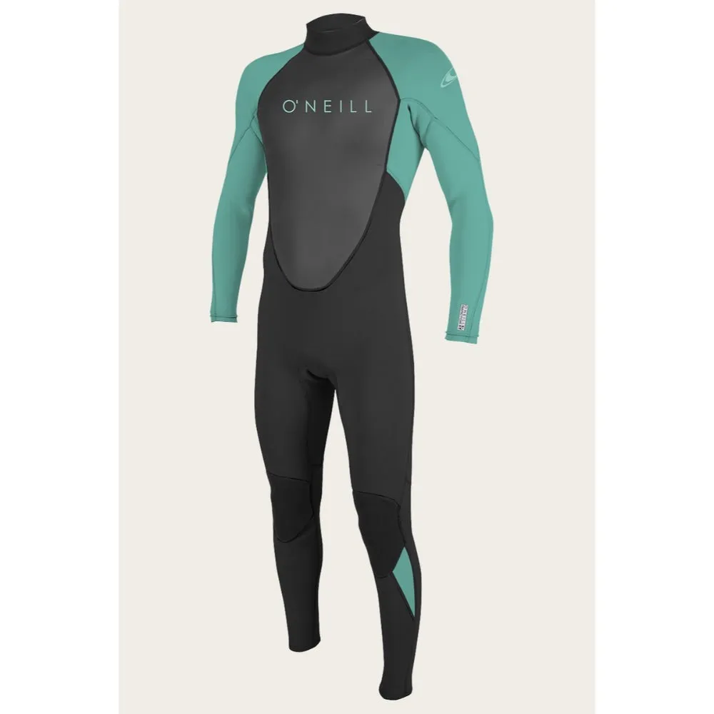 O'NEILL YOUTH REACTOR-2 3/2 BACK ZIP AQUA
