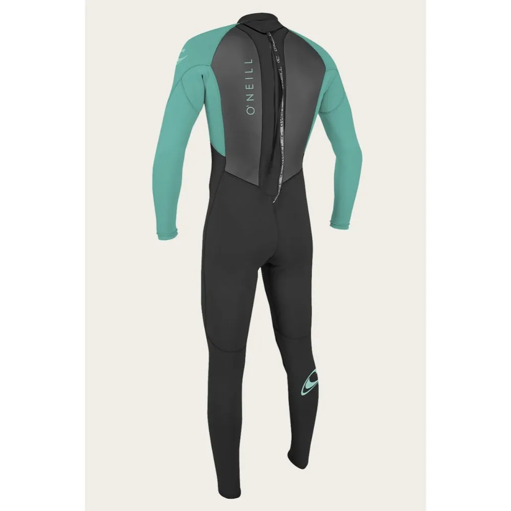 O'NEILL YOUTH REACTOR-2 3/2 BACK ZIP AQUA