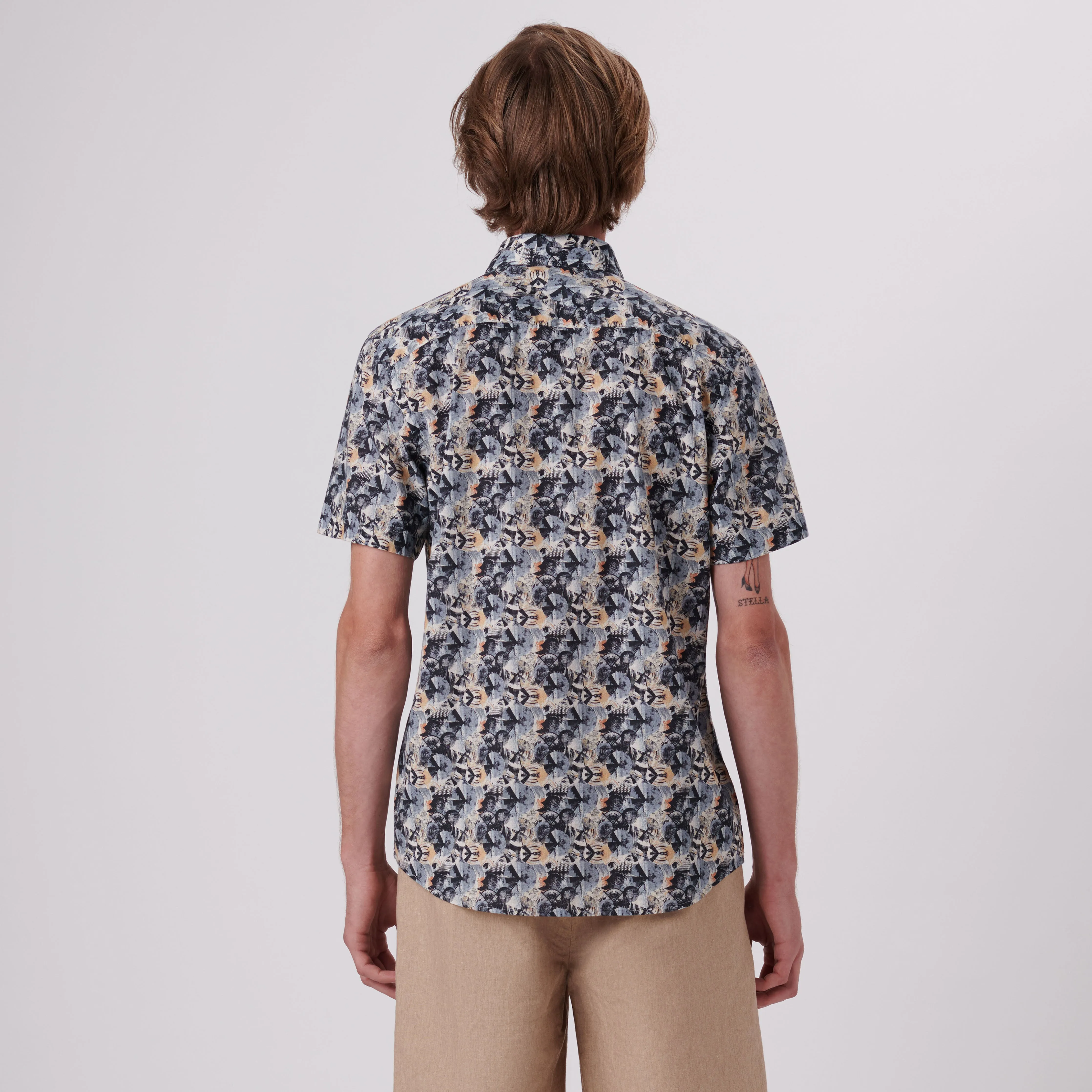Orson Abstract Print Short Sleeve Shirt