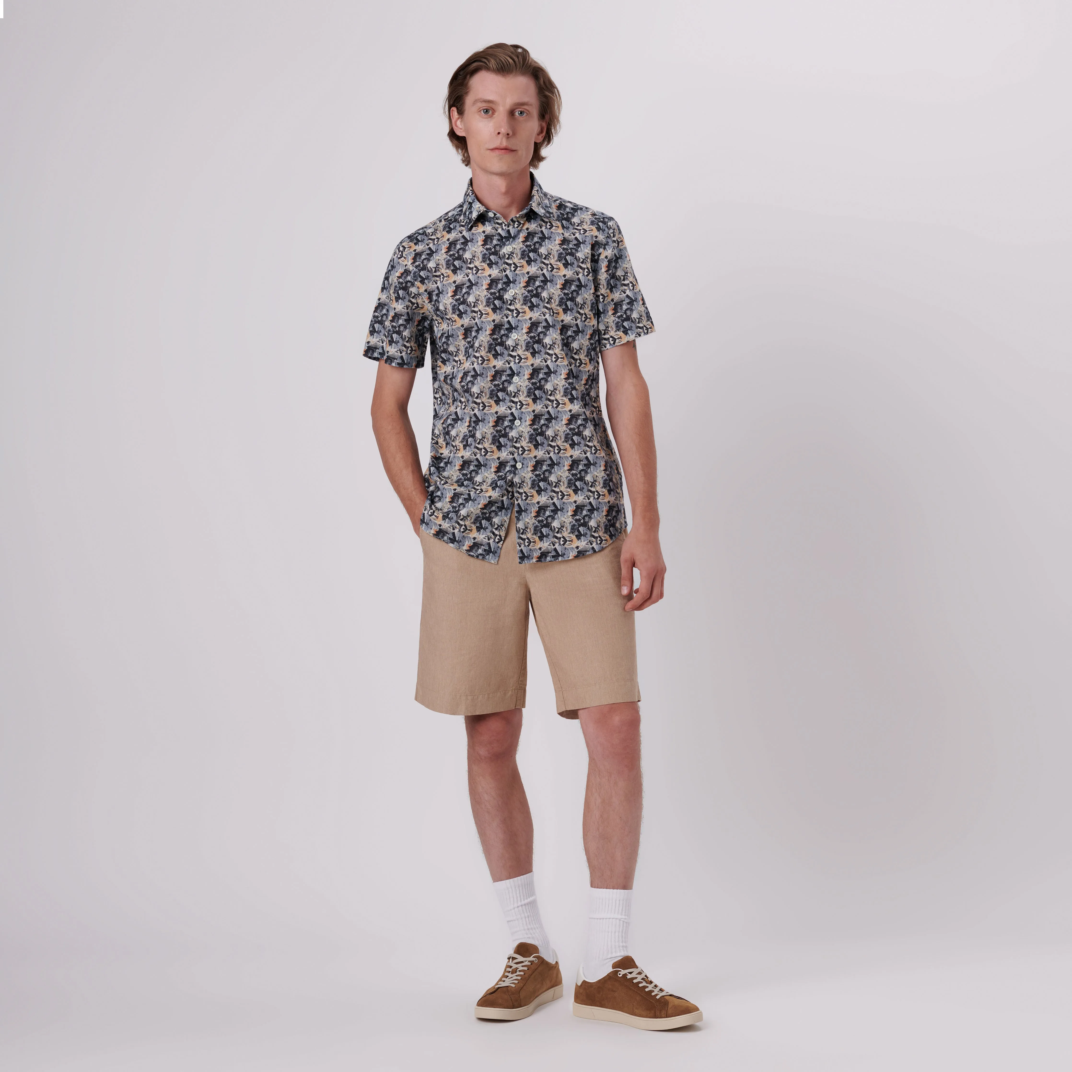 Orson Abstract Print Short Sleeve Shirt