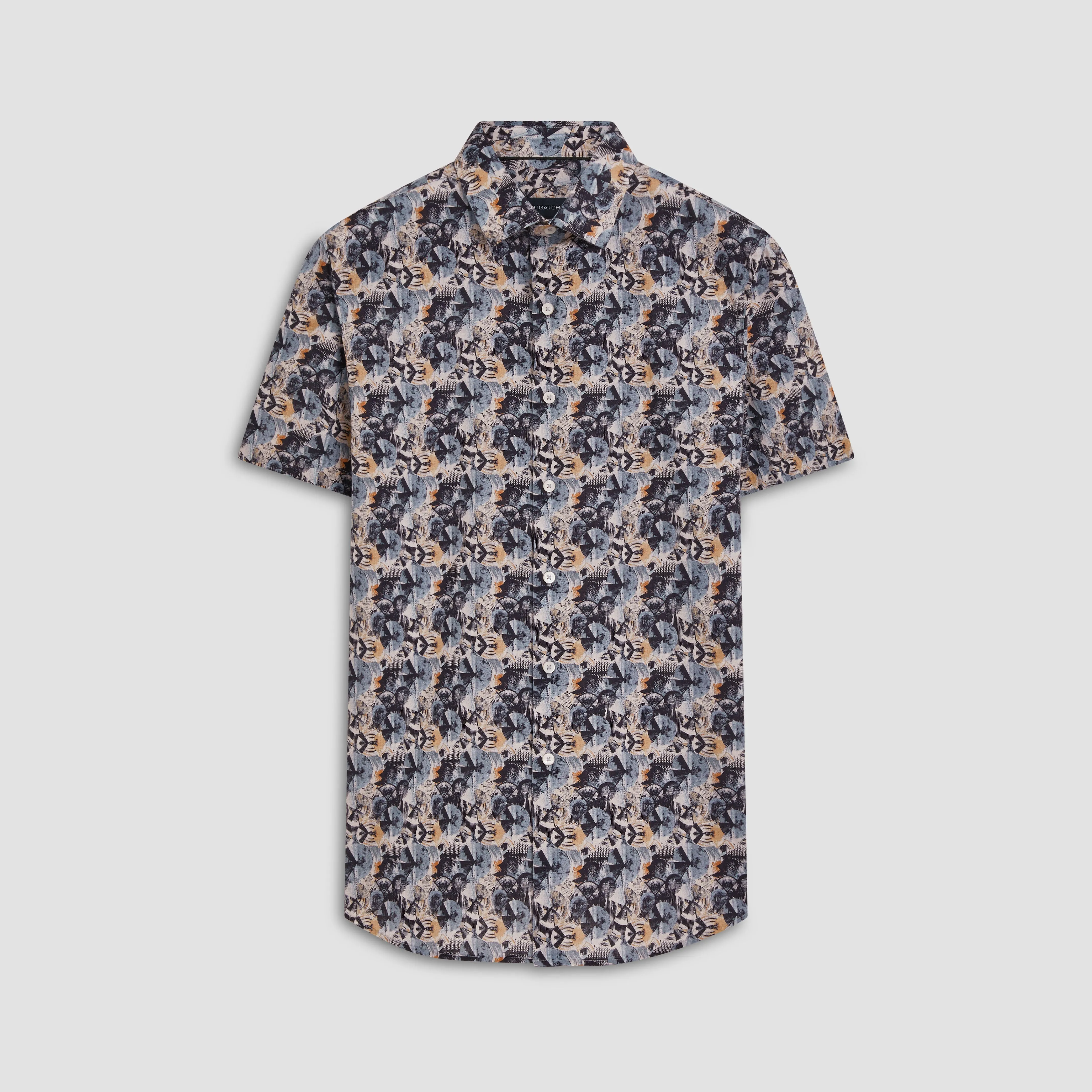 Orson Abstract Print Short Sleeve Shirt